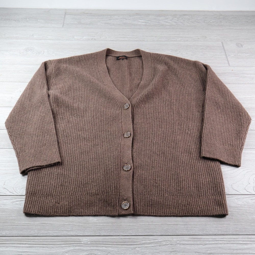 Quince 100% Mongolian Cashmere Cardigan Men's Size Medium Thick Warm